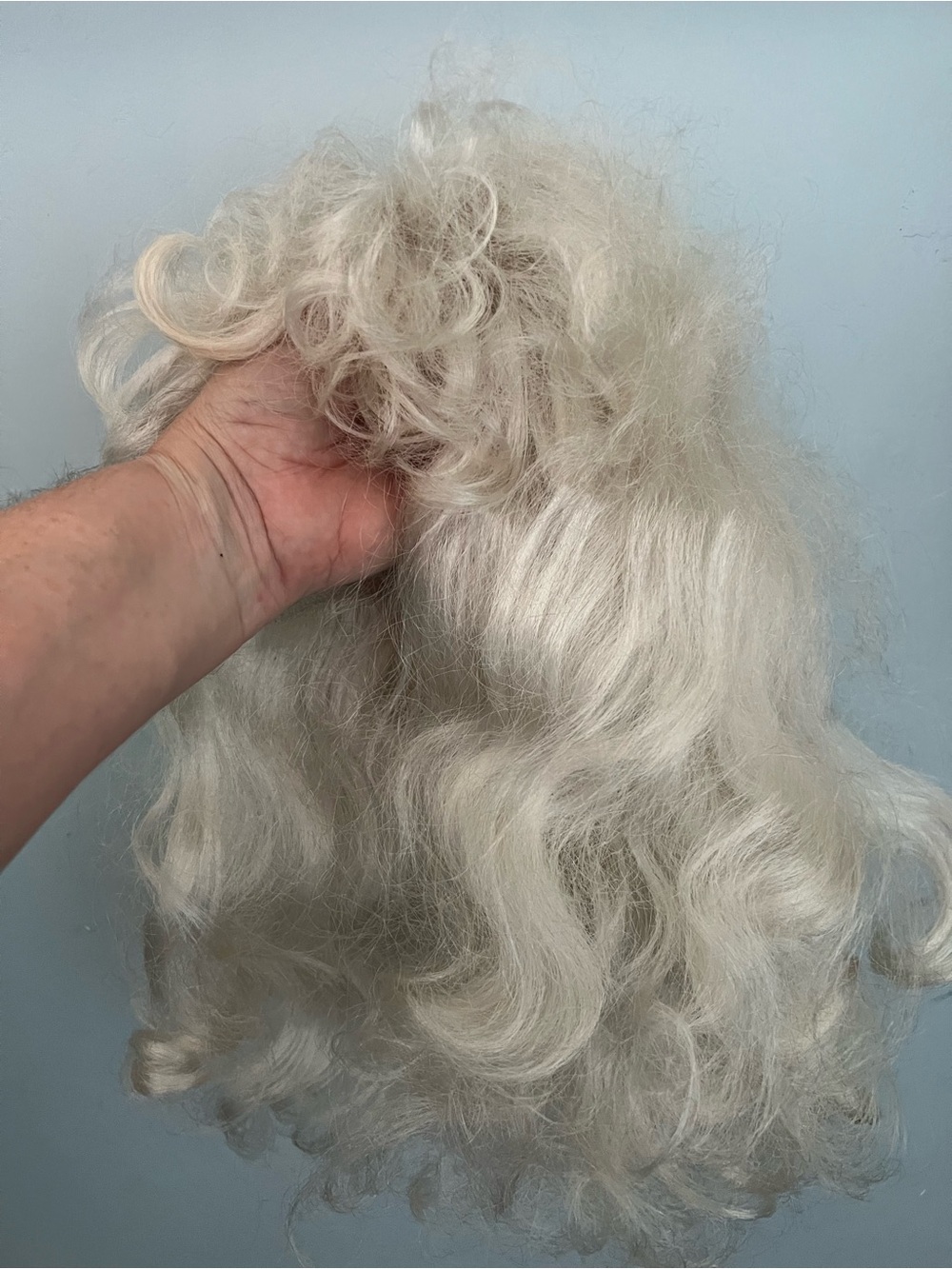 Light Blonde Women's Curly Wig - Soft Natural Waves